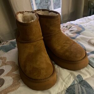 Faux Fur Platform Boots - Altar’d State